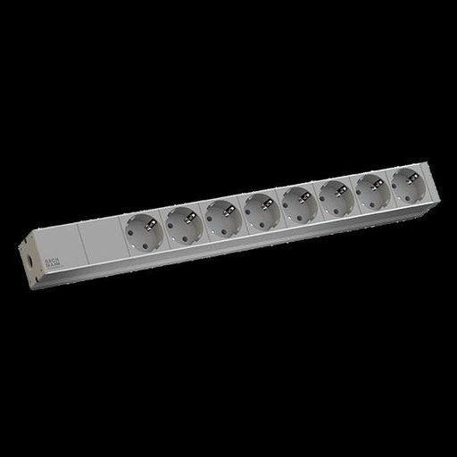 Bachmann - Mehrfachsteckdose Steckdosenleiste 8f. 333.416 Schutzk., alu