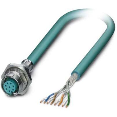 Phoenix Contact - Patchkabel Kupfer Industrie Netzwerkkabel VS-M12FSBP-O#1412820