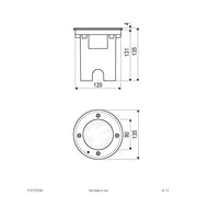 EVN Lichttechnik - Bodeneinbauleuchte LED-Bodenleuchte IP67 PC67107040 4000K