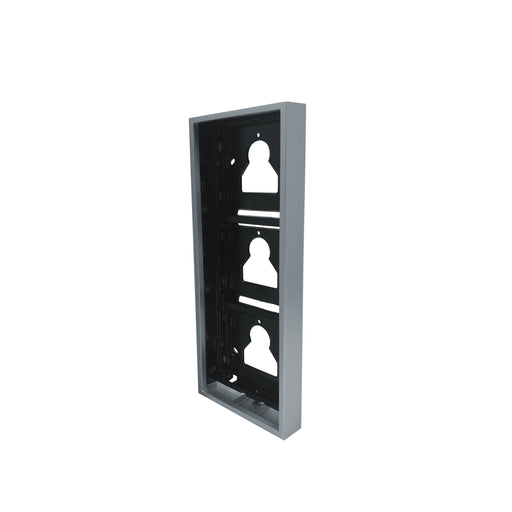 Comelit - Montageelement für Türstation AP-Gehäuse Ultra UT9173 3 Module, Alu