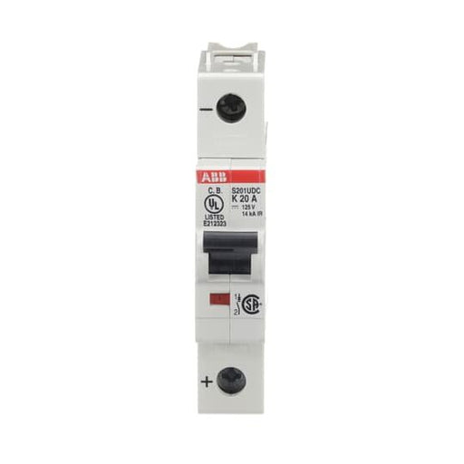 ABB Stotz S&J - Leitungsschutzschalter Sicherungsautomat S201UDC-K20 14 kA, 20 A, 1P
