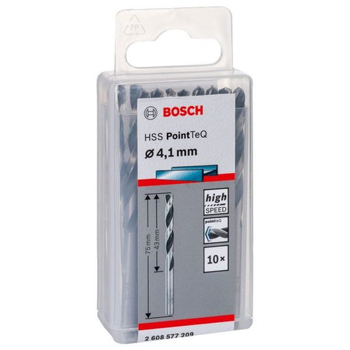 Bosch - Bohrer Metallspiralbohrer HSS 2608577209 PointTeQ DIN 338 4,1