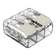 WAGO - Steckklemme COMPACT-Verbindungsklemme 221-683 Ex e,transparent − 30 Stück