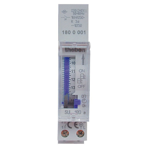 Theben - Verteilerschaltuhr analog Quarzschaltuhr SUL 180a 1S, Tag