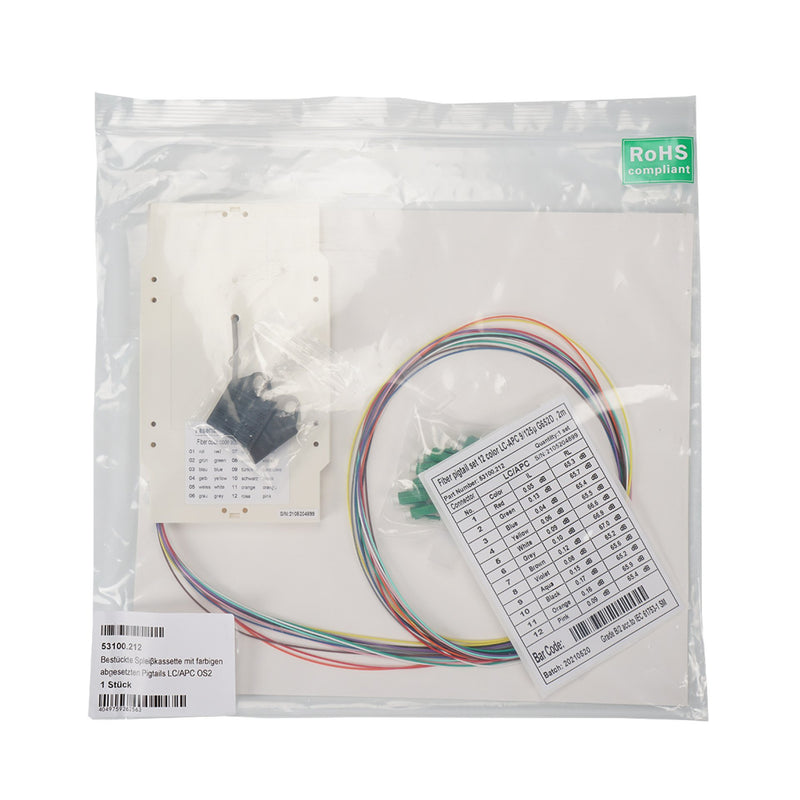 EFB-Elektronik - LWL-Pigtail Bestückte Spleißkassette 53.100.207