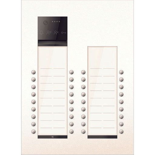 TCS Tür Control - Türstation für Türkommunikation PES PRO IP Vid. Außenst. AVU400436-0019 36T/2 UP R9010