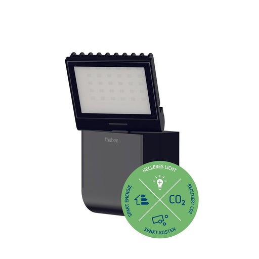 Theben - Downlight/Strahler/Flutlicht LED-Strahler theLeda S8-100L BK 8 Watt, sw