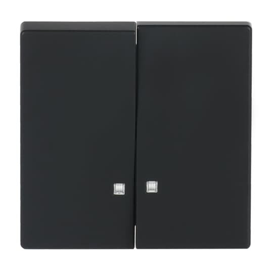 Busch-Jaeger - Abdeckung/Bedienelement für Installationsschalterprogramme Wippe 1785 K-885 schwarz matt