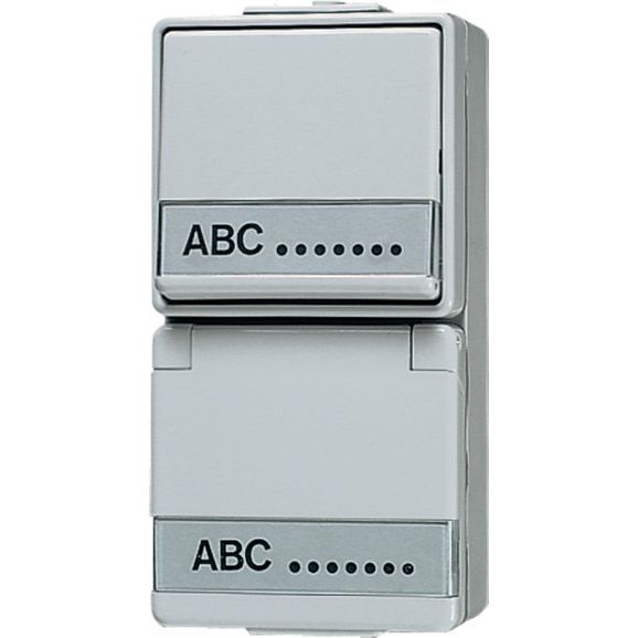 Jung - Schalter-/Steckdosenkombination SCHUKO-Steckdose 676 NAW 16A 250V