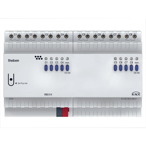 Theben - Bussystem-Schaltaktor Schaltaktor RM 8 H KNX 8 Kanäle, 25A