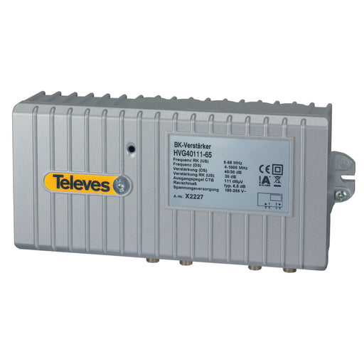 Televes - BK-Verstärker Guß 40/30dB HVG40111-65 5-1006MHz RK 30dB