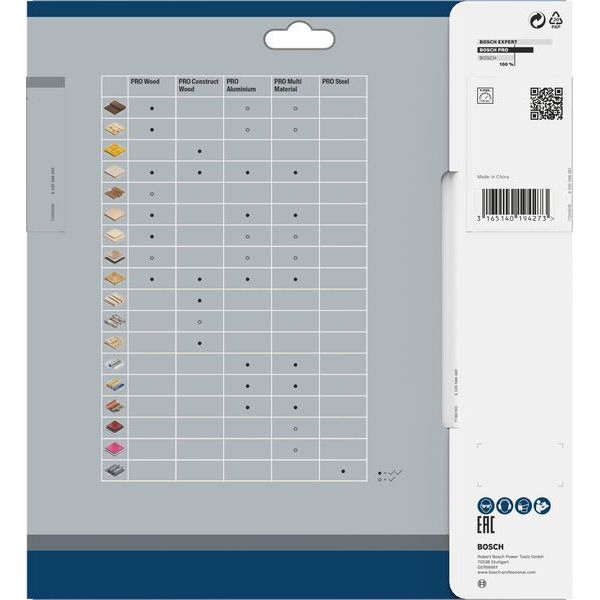 Bosch - Kreissägeblatt PRO Construct Wood 2608640634 Kreissägeblatt 210 x