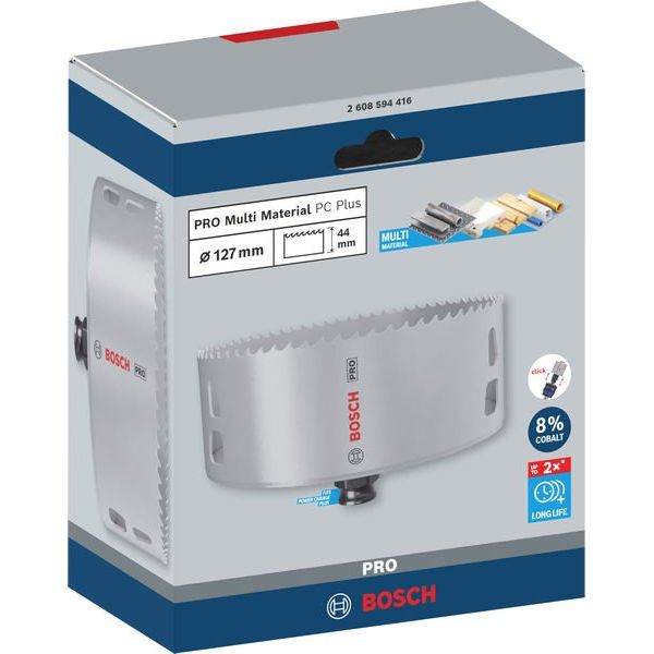 Bosch - Lochsäge PRO Multi Material PC Plus 2608594416 Lochsäge, 127 mm