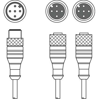 Leuze - Konfektioniertes Sensor-Aktor-Kabel Verbindungsleitung 50136275 − 1 Stück