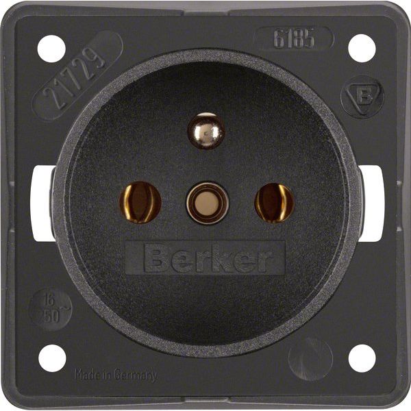 Berker - Steckdose anth 961852505 mit Erdungsstift