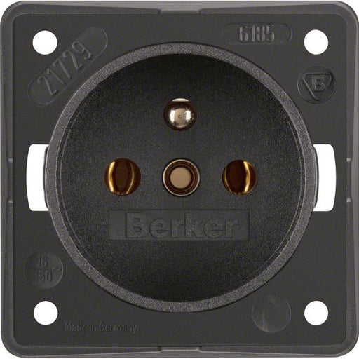 Berker - Steckdose anth 961852505 mit Erdungsstift