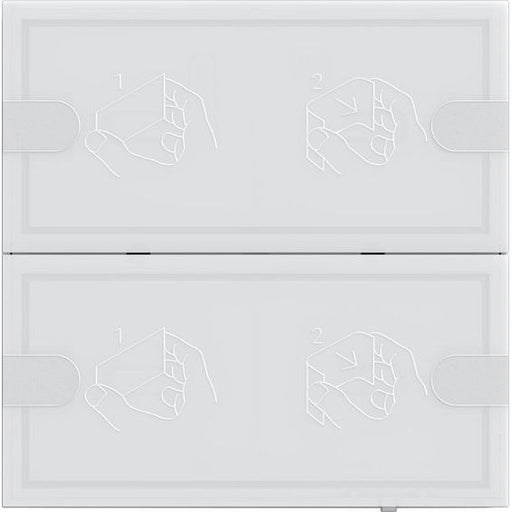 Gira - Bussystem-Tastsensor KNX Tastsensor 4 5002003 Komfort 2f TS4 ws