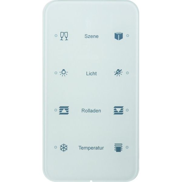 Berker - Bussystem-Tastsensor Touch-Sensor 4fach 75144160 Glas polarweiß