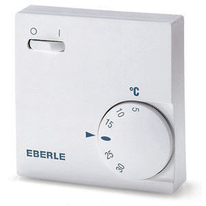 Eberle Controls - Raumthermostat/Uhrenthermostat Temperaturregler RTR-E 6763rw