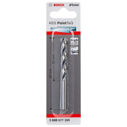 Bosch - Bohrer Metallspiralbohrer HSS 2608577165 PointTeQ DIN 338 5,0