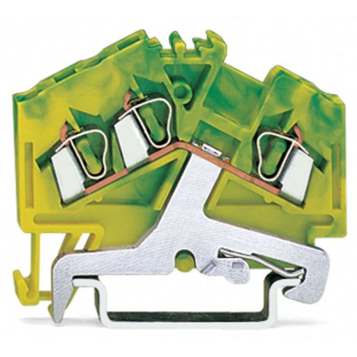 WAGO - Schutzleiter-Reihenklemme Schutzleiterklemme 280-637 gn/ge 0,08-2,5qmm