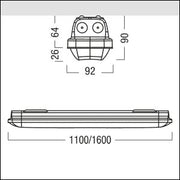 Zumtobel Group - Decken - /Wandleuchte LED - Feuchtraumleuchte AMP L BAS  #42947455 840