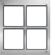 Elcom - Türstation für Türkommunikation UP-Rahmen FMU-4/2EM 4Mod.,2-reihig,Ed mt