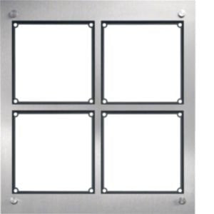 Elcom - Türstation für Türkommunikation UP-Rahmen FMU-4/2EM 4Mod.,2-reihig,Ed mt