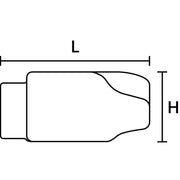 HellermannTyton - Steckklemme Verbindungsdosenklemme HCPM-6 PC VT 50 6x0,5-2,5 violet − 50 Stück