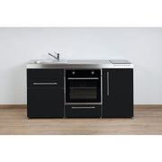 Stengel - Mini-Küche Miniküche Premiumline MPBSM170KSIKFreBliS Schwarz matt