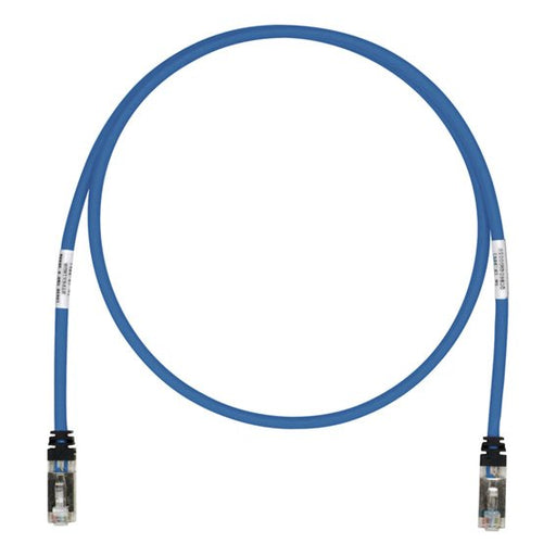 Panduit - Patchkabel Kupfer Patchkabel geschirmt Cat6a STP6X2MBU 2m bl − 10 Stück