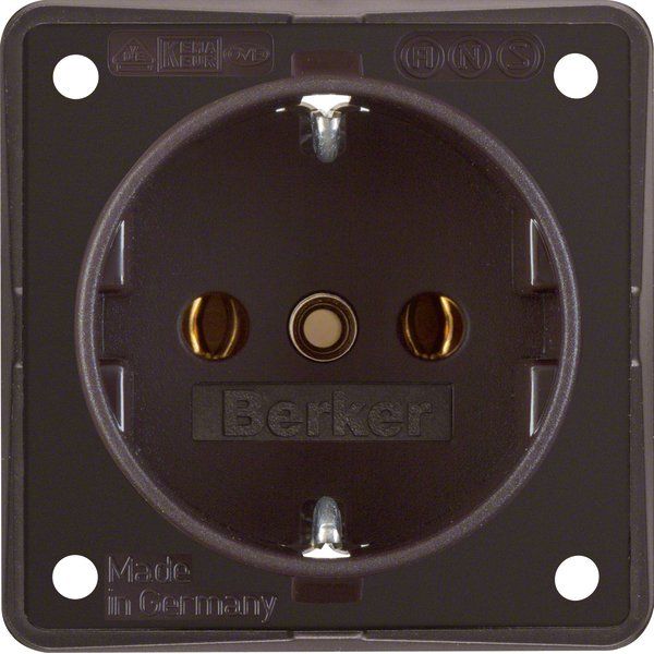 Berker - Steckdose Schuko-Steckd.br 941852501 m.Schraubklemmen