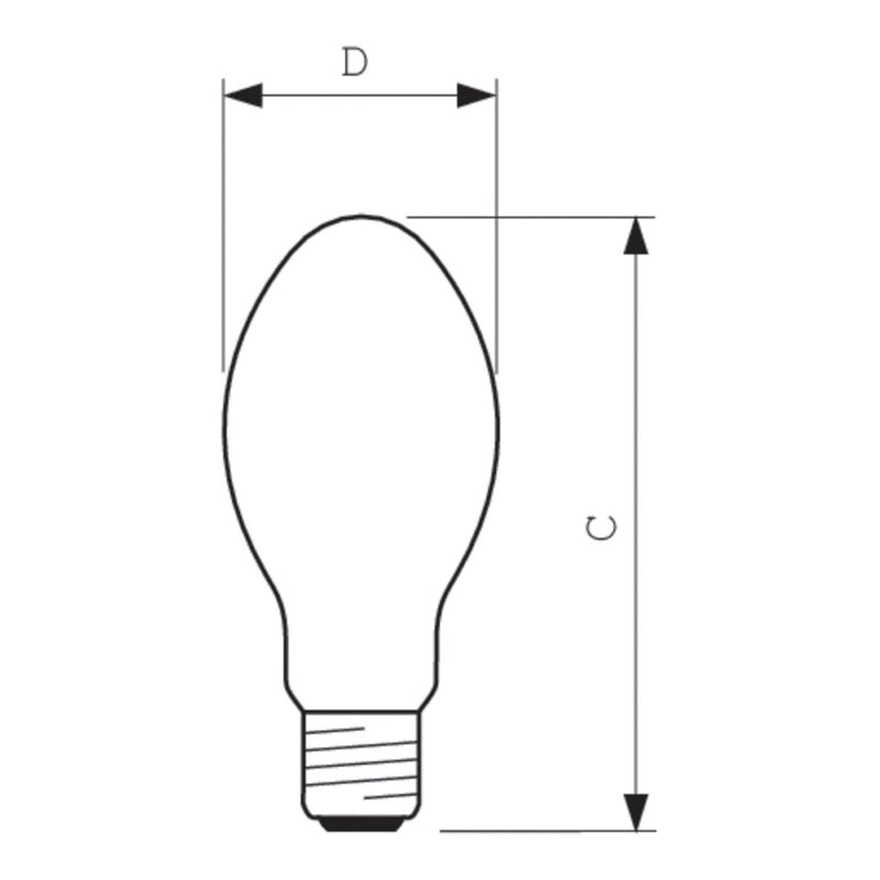 Philips Lighting - Natriumdampf-Hochdrucklampe Entladungslampe SON PIA PLUS 150W 150W E40