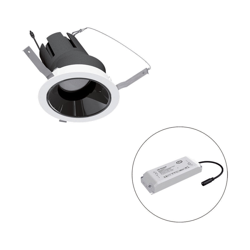 EVN Lichttechnik - Downlight/Strahler/Flutlicht LED-Einbauleuchte modular F01R09AM2530L24P Konfigurationstype