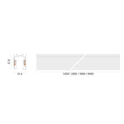 Performance in Light - Stromschiene 3-Phasen-Stromschiene 310822 Aufbau 1000mm