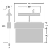Thorn - Sicherheitsleuchte LED-Rettungszeichenleuchte VOYAGER BL #96637619 weiß