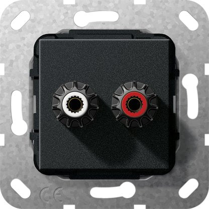 Gira - Einsatz/Abdeckung für Kommunikationstechnik UP Tragring WBT nextgen 566610 sw matt