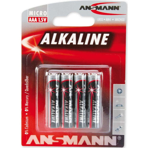 Ansmann - Batterie Micro AAA 5015553 Bli (VE4) Red Alkaline