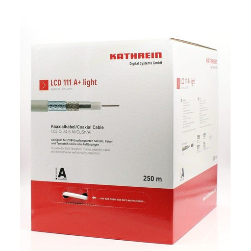Kathrein - Koaxialkabel LCD111A+lig/250m Eca A+ 135dB 6,8mm ws − 250 Meter