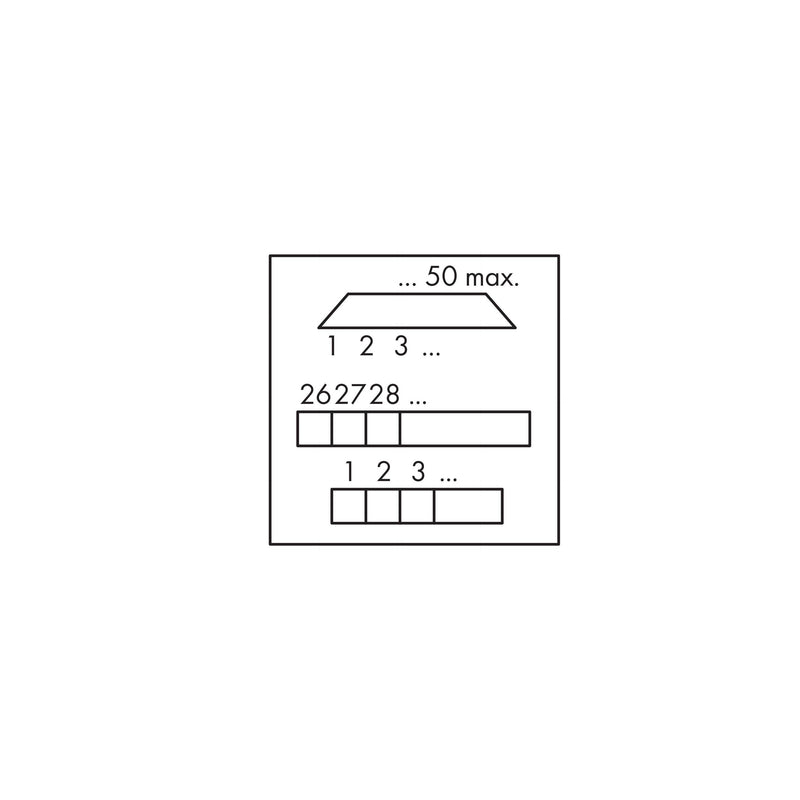 WAGO - Übergabemodul Übergabe-Modul 289-559 Sub-D-Buchse-L 50p