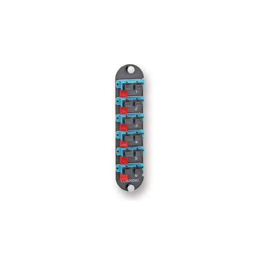 Corning - Moduleinsatz für Patchpanel LWL CCH Panel sw 6 Fiber CCHE-CP06-72 3x SC-DX SM Keram