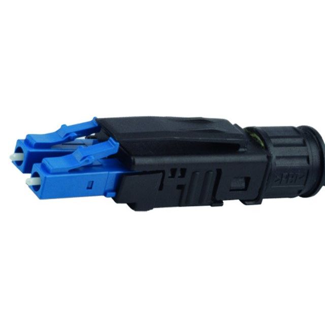 Telegärtner - LWL-Steckverbinder LC Duplex Stecker EasyGrip 100007123 Singlemode, E9/125