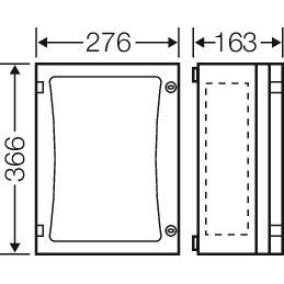 Hensel - Leergehäuse ENYSTAR-Leergehäuse FP 0211 216x306x136mm