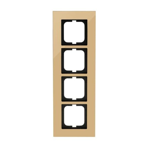 Busch-Jaeger - Abdeckrahmen Rahmen 4-fach 1724-823-101 gold, carat