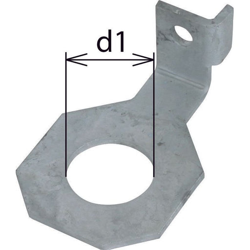 DEHN - Zubehör/Ersatzteile für Überspannungsschutz Informations-/MSR-Technik Anschlussbügel AB EXFS IF1 W 42 D=42mm f.M39 abgewin