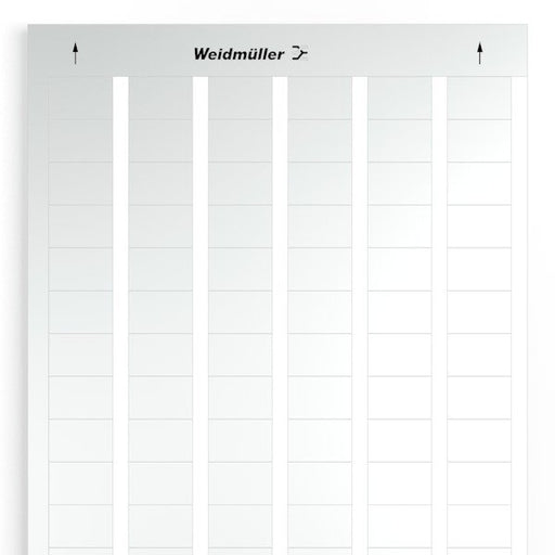 Weidmüller - Kennzeichnungsmaterial Gerätemarkierung LM MT300 27/18 SI selbstklebend,27mm − 10 Stück