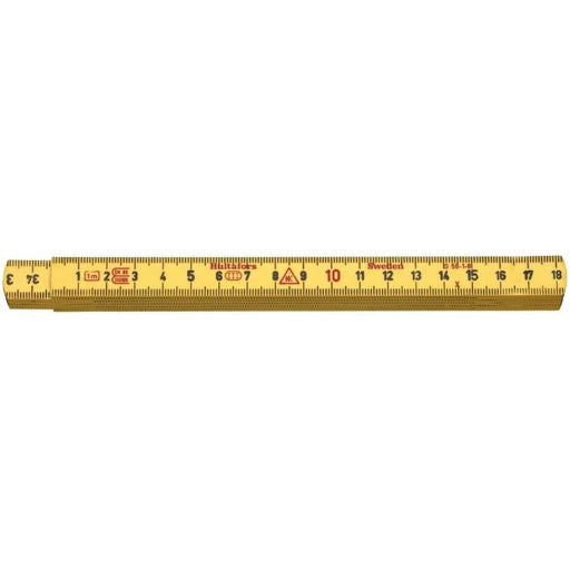 Hultafors - Gliedermaßstab Glasfasergliedermassstab G59-1-6 -mm- 1m − 10 Stück