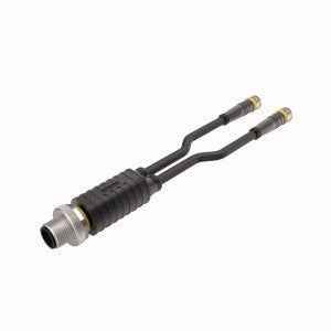 Turck - Passiver Sensor-/Aktor-Verteiler (mit Leitung) Zweifachverteiler VBRS4.42PKG3M2/2/TEL − 1 Stück