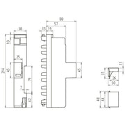 DEHN - Kombi-Ableiter für Energietechnik Kombi-Ableiter DSH ZP 2 TT 255 TT