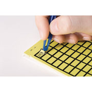 HellermannTyton - Kennzeichnungsmaterial Etiketten TAG120B-270-YE im Taschenbuch − 3 Stück